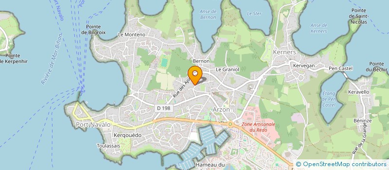 localisation de l'entreprise SCI LA ROCHE  ARZON