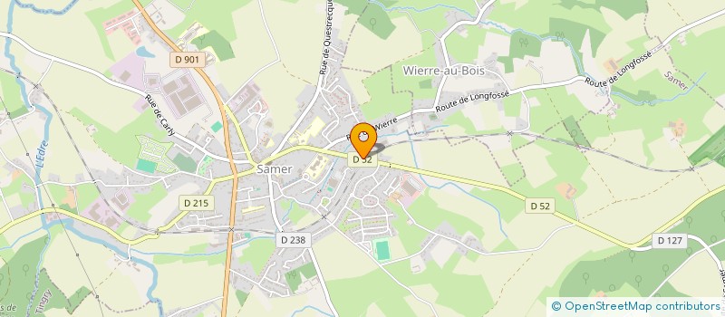 localisation de l'entreprise SCI LA ROCHE  SAMER