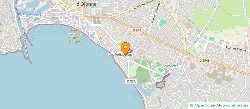 localisation de l'entreprise SCI LA ROCHE à LES SABLES-D'OLONNE