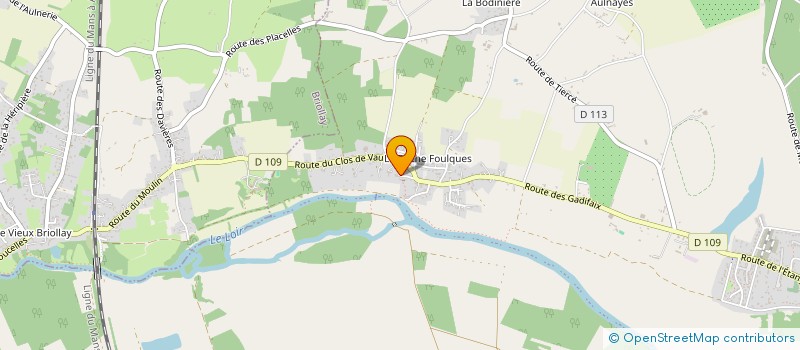 localisation de l'entreprise SCI LA ROCHE  RIVES-DU-LOIR-EN-ANJOU