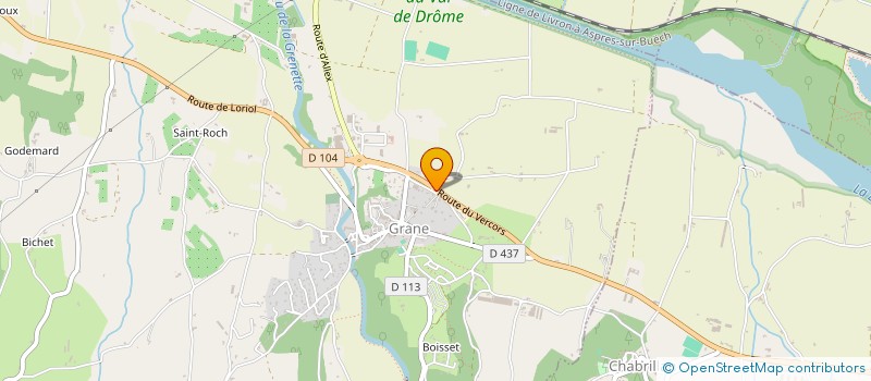 localisation de l'entreprise SCI LA ROCHE COLOMBE à GRANE
