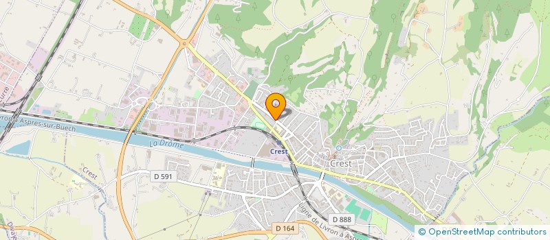 localisation de l'entreprise SCI LA ROCHE CRESTOISE  CREST