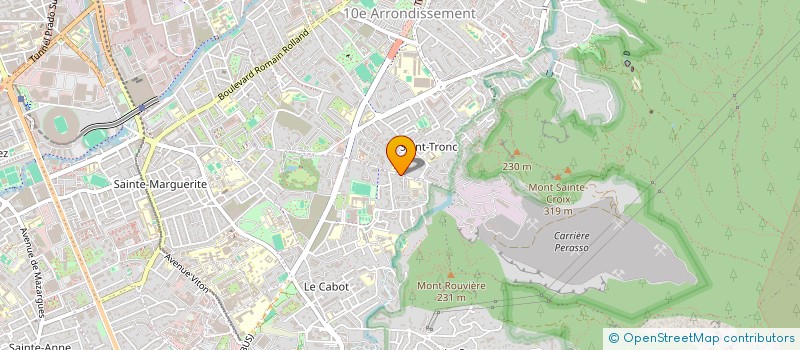 localisation de l'entreprise SCI LA ROCHE FOURCADE à MARSEILLE