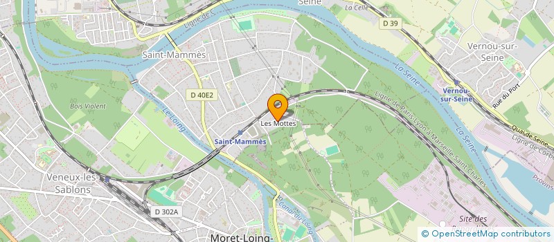 localisation de l'entreprise SCI LA ROCHE GODON  SAINT-MAMMES