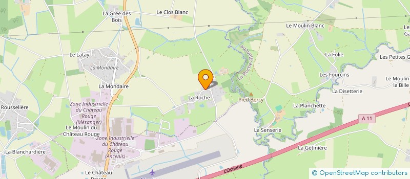 localisation de l'entreprise SCI LA ROCHE MESANGE  MESANGER