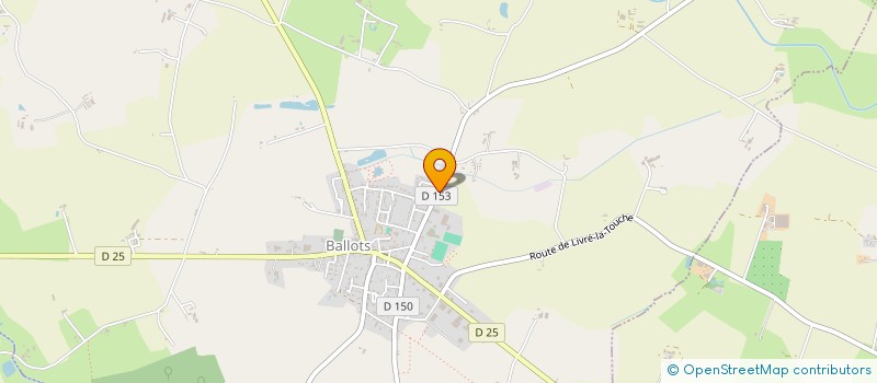 localisation de l'entreprise SCI LA ROCHE PELLE  BALLOTS