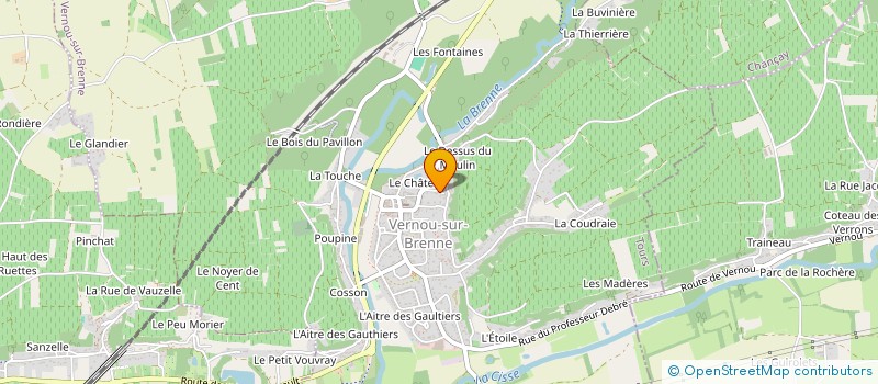 localisation de l'entreprise SCI LA ROCHECORBONNAISE à ROCHECORBON