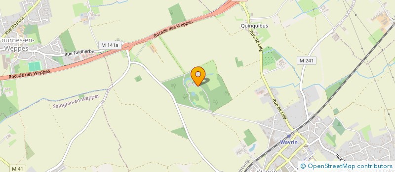 localisation de l'entreprise SCI LA ROCHEFOUCAULD  WAVRIN