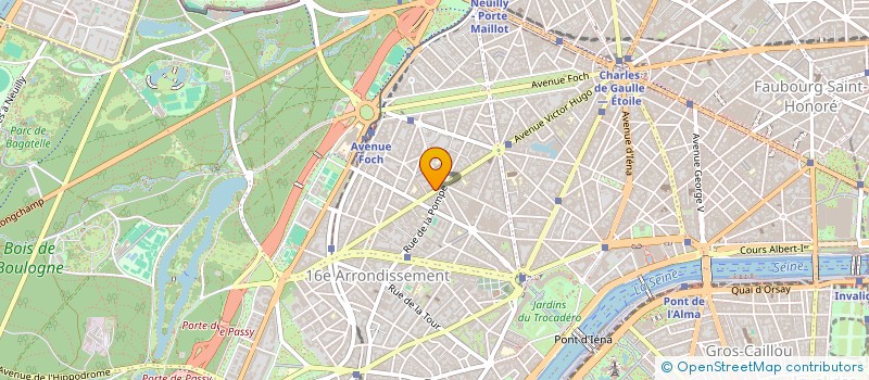 localisation de l'entreprise SCI LA ROCHELLE-GREGGORY  PARIS