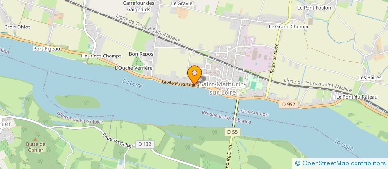 localisation de l'entreprise SCI LA ROCHETINE  LOIRE-AUTHION