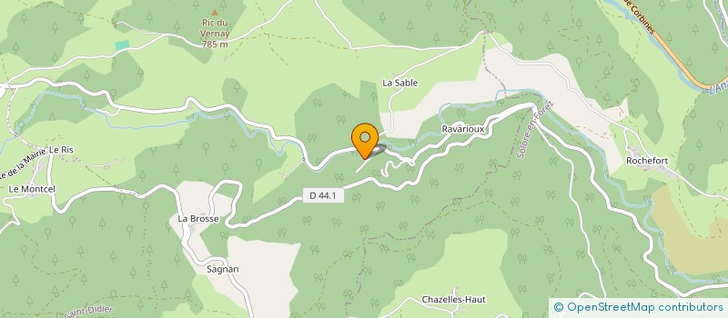 localisation de l'entreprise SCI LA ROCHETTE  SAINT-DIDIER-SUR-ROCHEFORT