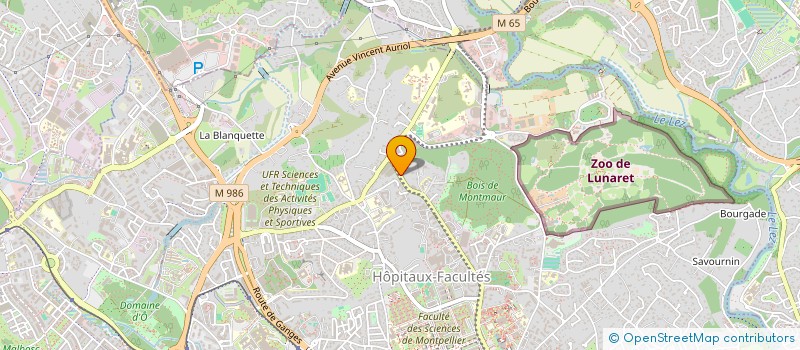 localisation de l'entreprise SCI LA ROCHEUSE à MONTPELLIER