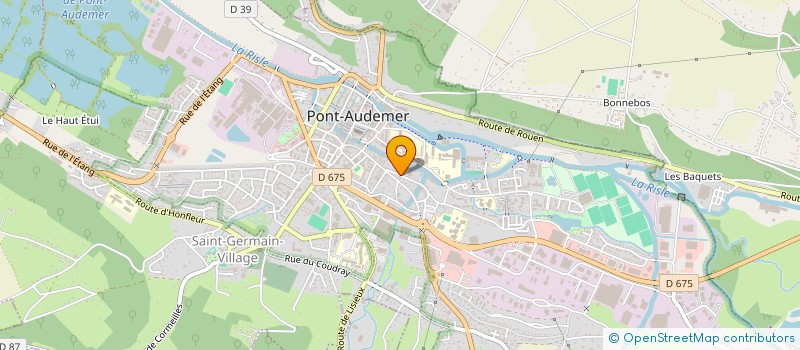 localisation de l'entreprise SCI LA ROMA à PONT-AUDEMER