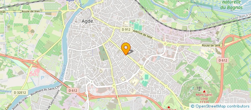 localisation de l'entreprise SCI LA ROMAINE  AGDE