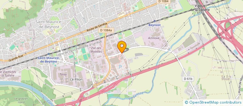 localisation de l'entreprise SCI LA ROMAINE à BEYNOST