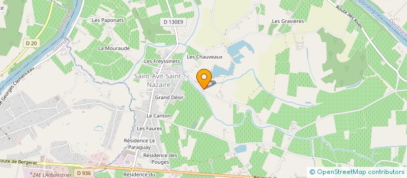 localisation de l'entreprise SCI LA ROMAINE  SAINT-AVIT-SAINT-NAZAIRE