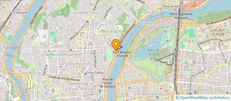 localisation de l'entreprise SCI LA ROMAINE  LYON