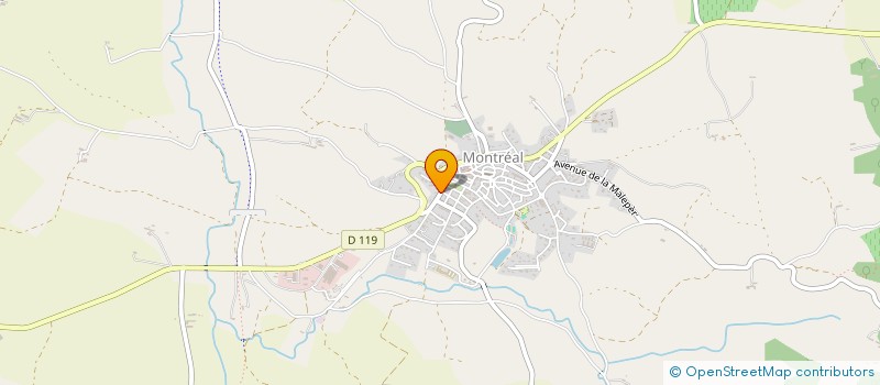 localisation de l'entreprise SCI LA ROMANE  VILLENEUVE-LES-MONTREAL