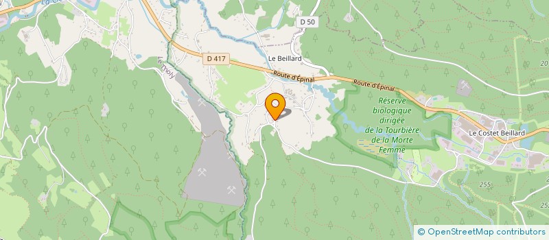 localisation de l'entreprise SCI LA ROMARINE  GERARDMER