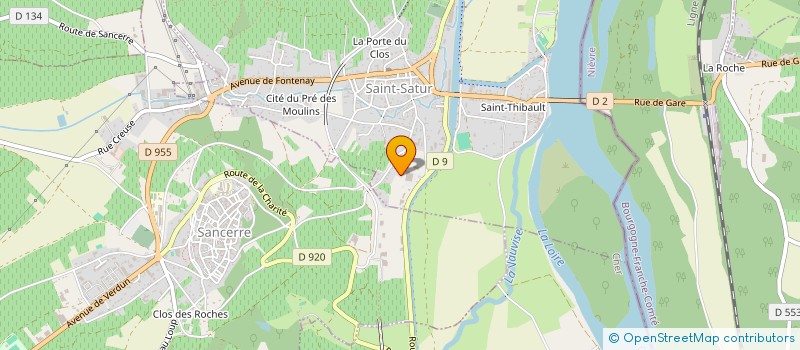 localisation de l'entreprise SCI LA ROMER  SAINT-SATUR