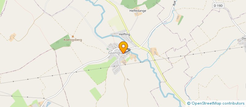 localisation de l'entreprise SCI LA RONCE  GUINGLANGE