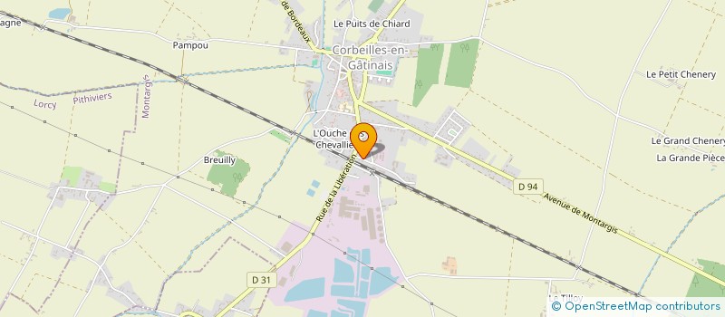 localisation de l'entreprise SCI LA RONCE  LE PECQ