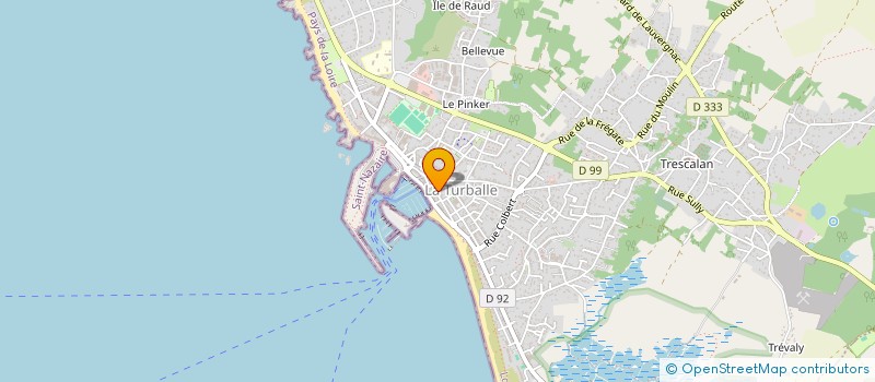 localisation de l'entreprise SCI LA RONCERAIE  LA TURBALLE