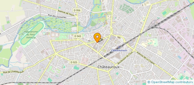 localisation de l'entreprise SCI LA RONDE à CHATEAUROUX
