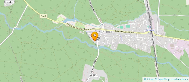localisation de l'entreprise SCI LA RONDE DES LANDES  YCHOUX
