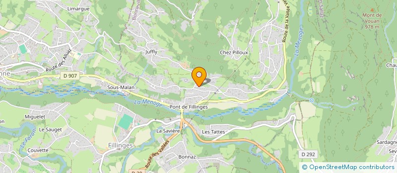 localisation de l'entreprise SCI LA RONDINAJA  FILLINGES