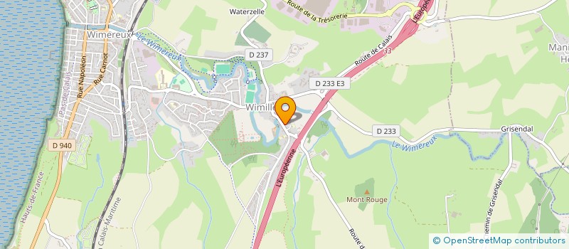 localisation de l'entreprise SCI LA RONVILLE  WIMILLE