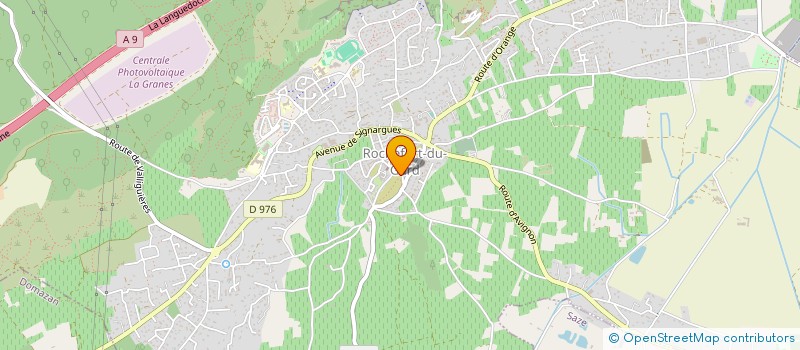 localisation de l'entreprise SCI LA ROQUE  ROCHEFORT-DU-GARD