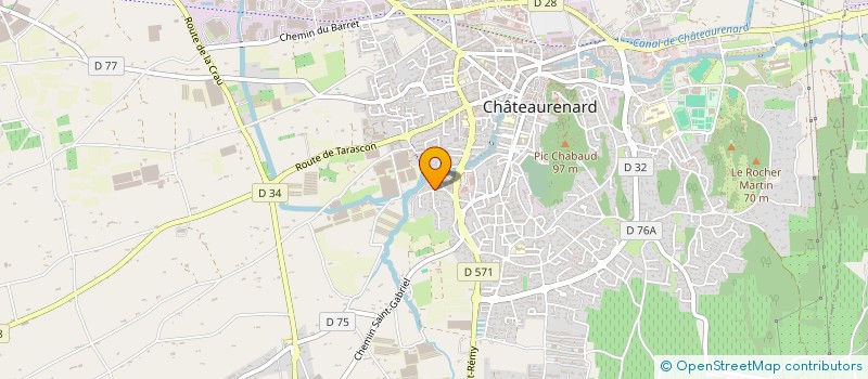 localisation de l'entreprise SCI LA ROQUE à CHATEAURENARD