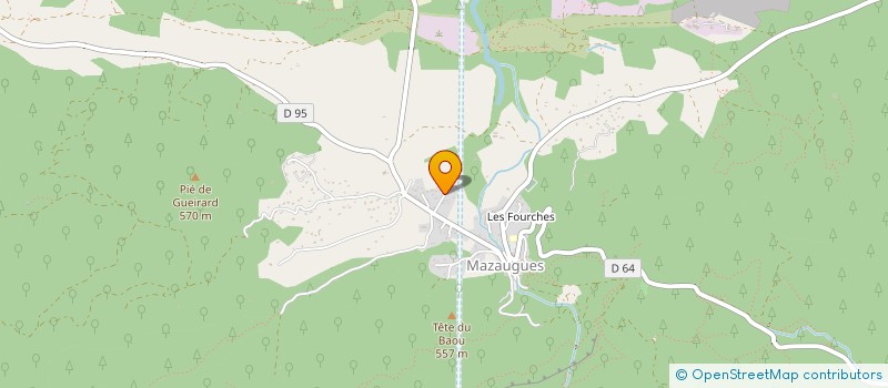 localisation de l'entreprise SCI LA ROQUE DU PUY à MAZAUGUES