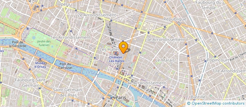 localisation de l'entreprise SCI LA ROSA  PARIS