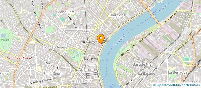 localisation de l'entreprise SCI LA ROSA  BORDEAUX