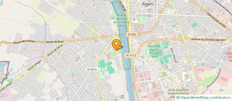 localisation de l'entreprise SCI LA ROSA  LE PASSAGE