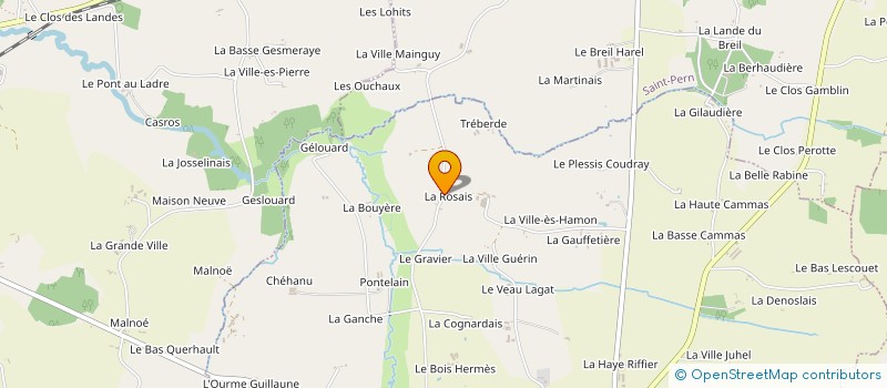 localisation de l'entreprise SCI LA ROSAIS  LANDUJAN