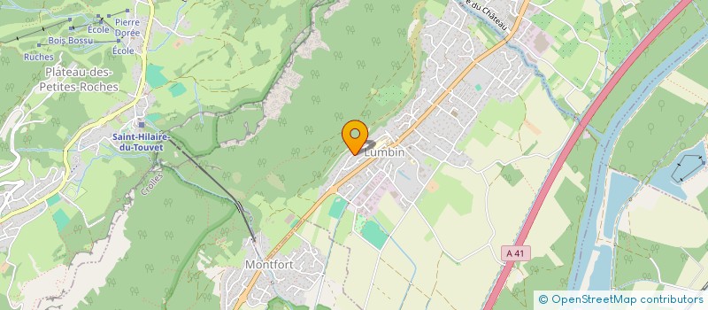 localisation de l'entreprise SCI LA ROSE  LUMBIN