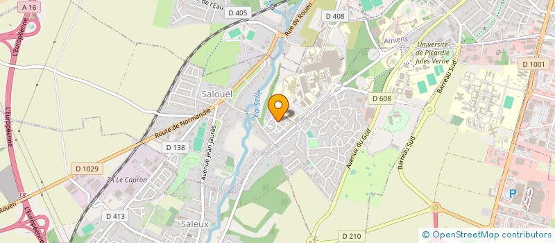 localisation de l'entreprise SCI LA ROSE  SALOUEL