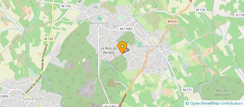 localisation de l'entreprise SCI LA ROSE à BEAULIEU