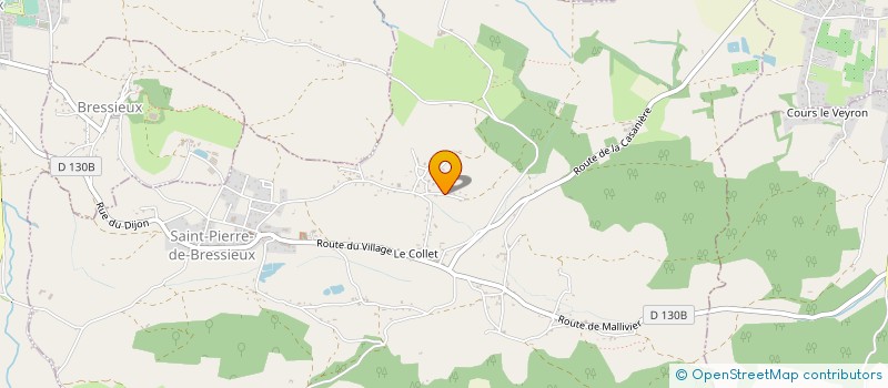 localisation de l'entreprise SCI LA ROSE  SAINT-PIERRE-DE-BRESSIEUX