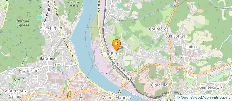 localisation de l'entreprise SCI LA ROSE à BAYONNE