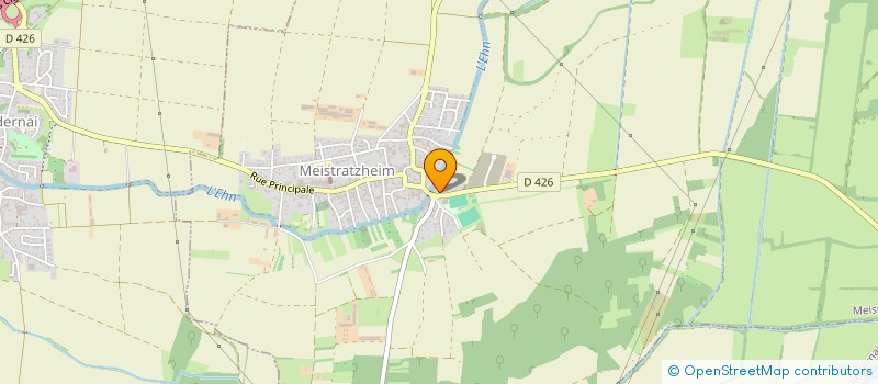 localisation de l'entreprise SCI LA ROSE  MEISTRATZHEIM