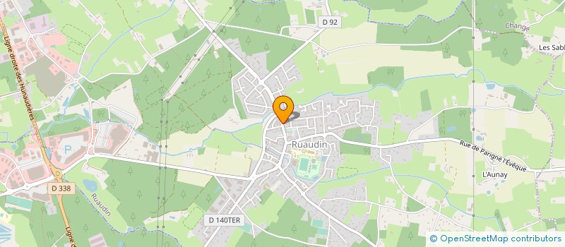 localisation de l'entreprise SCI LA ROSE  RUAUDIN