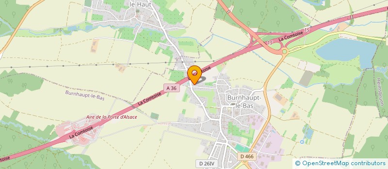 localisation de l'entreprise SCI LA ROSE  BURNHAUPT-LE-BAS