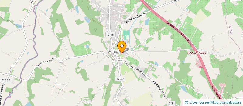 localisation de l'entreprise SCI LA ROSE BLANCHE  DUNES