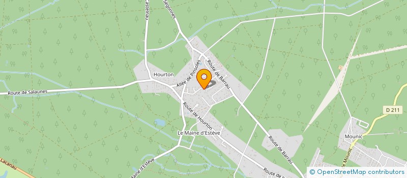 localisation de l'entreprise SCI LA ROSE D'AQUITAINE  SAINT-AUBIN-DE-MEDOC