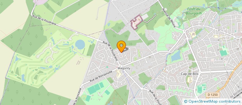 localisation de l'entreprise SCI LA ROSE DE GAVARNIE  PESSAC