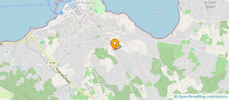 localisation de l'entreprise SCI LA ROSE DE TAHITI à SAINT-TROPEZ
